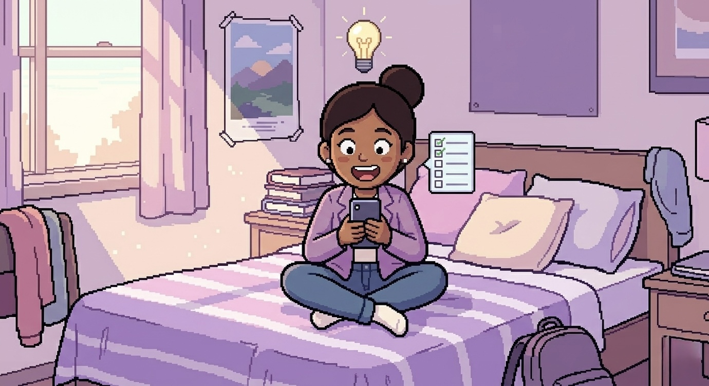 Priya with lightbulb moment