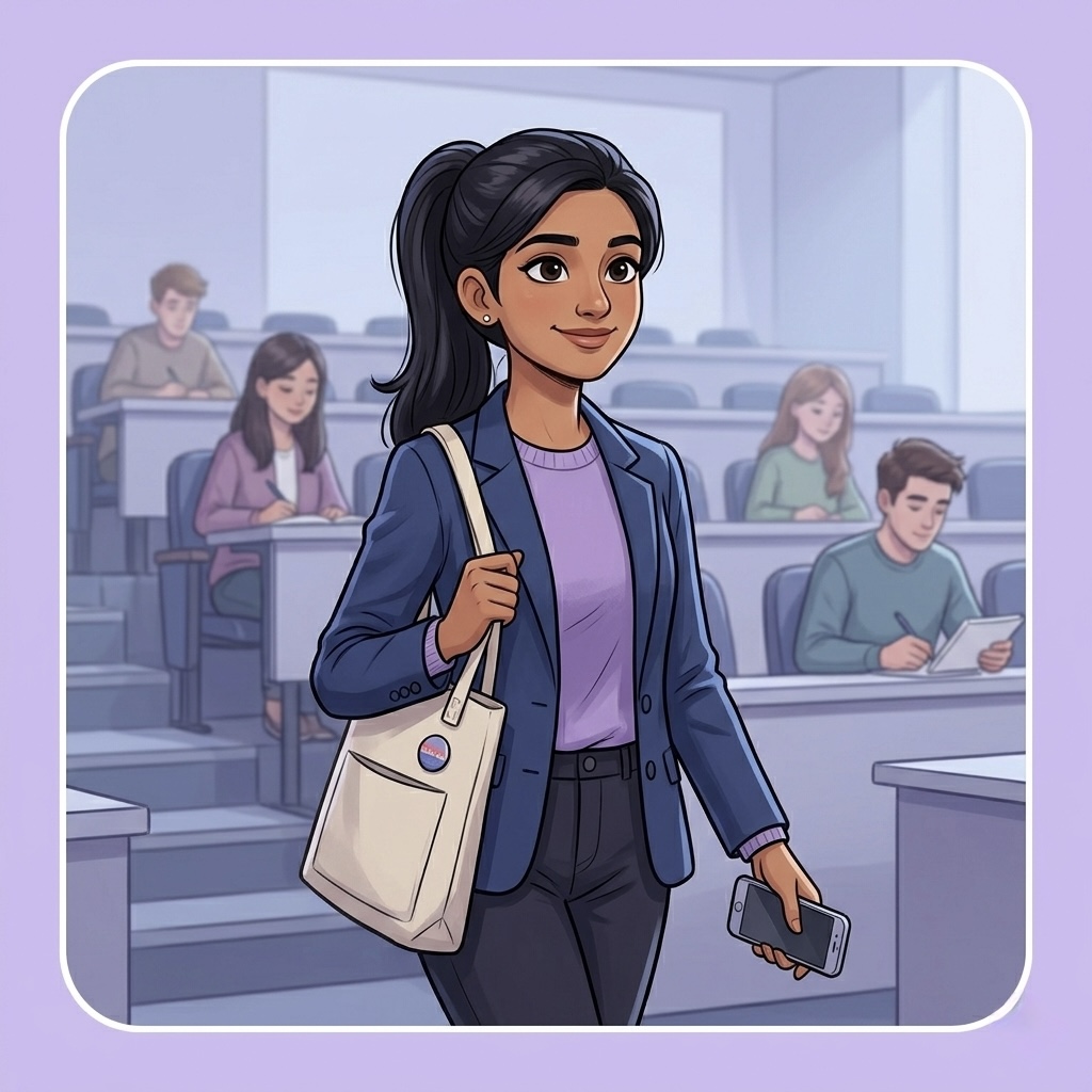 Priya prepared the night before first class
