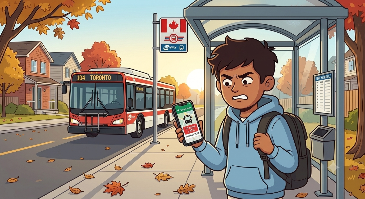 Arjun after his first lecture in Canada